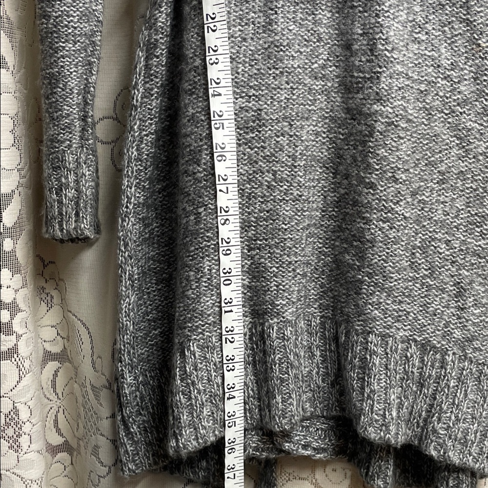 Faded Glory Women's Gray Cable Knit Cardigan - Picture 8 of 8